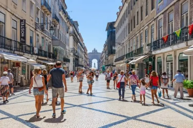 Rua Augusta em Lisboa