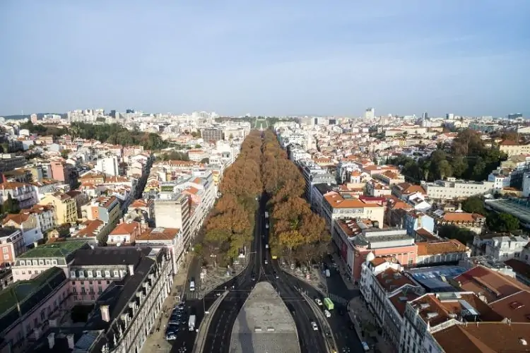 Avenida da Liberdade em Lisboa 