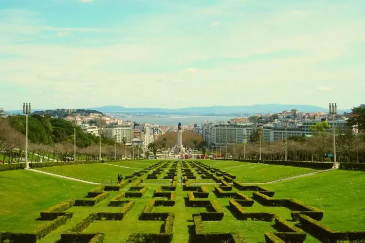 Parque Eduardo VII em Lisboa